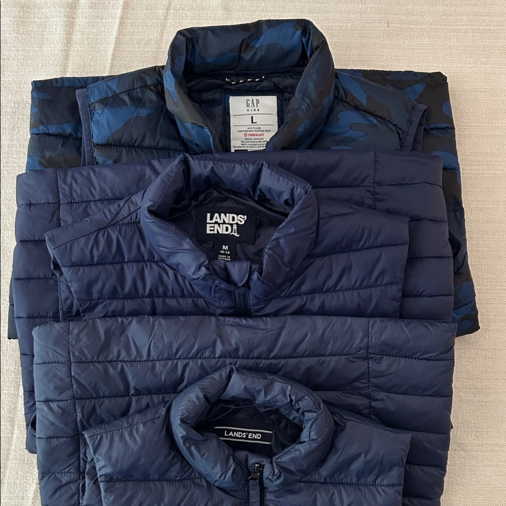 Lands' End Boy’s vests Dark Blue Puffer